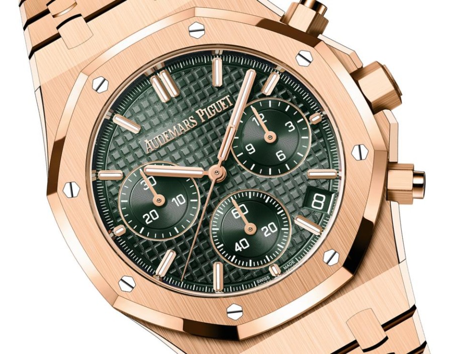 Uhren Audemars Piguet | Royal Oak Automatik-Chronograph 18 Karat Ros Gold