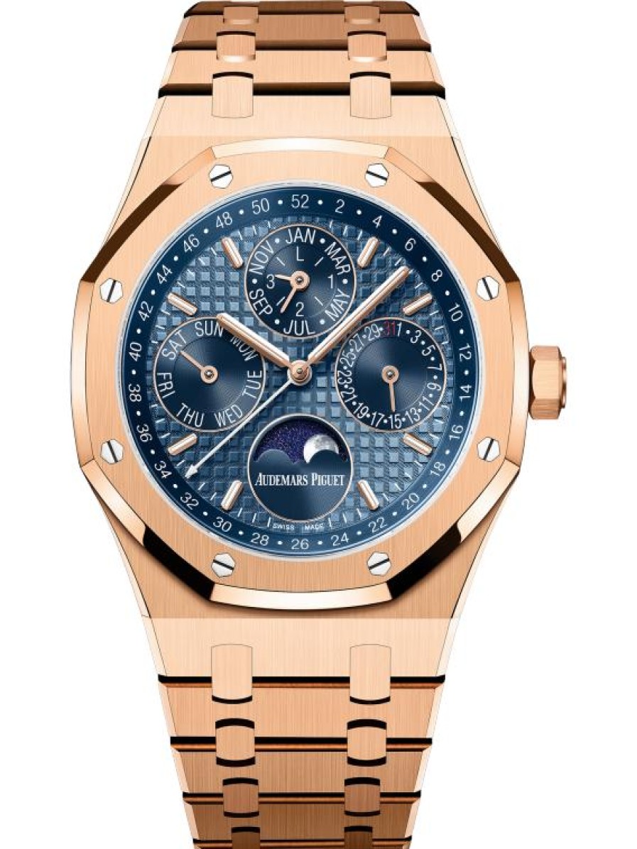 Uhren Audemars Piguet | Royal Oak Ewiger Kalender 18 Karat Ros Gold