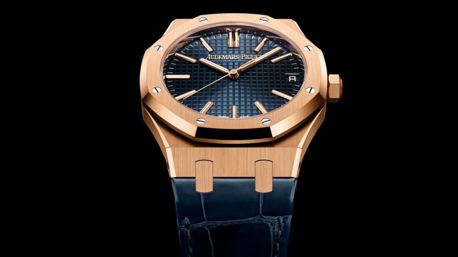 Uhren Audemars Piguet | Royal Oak Automatikwerk 18 Karat Ros Gold