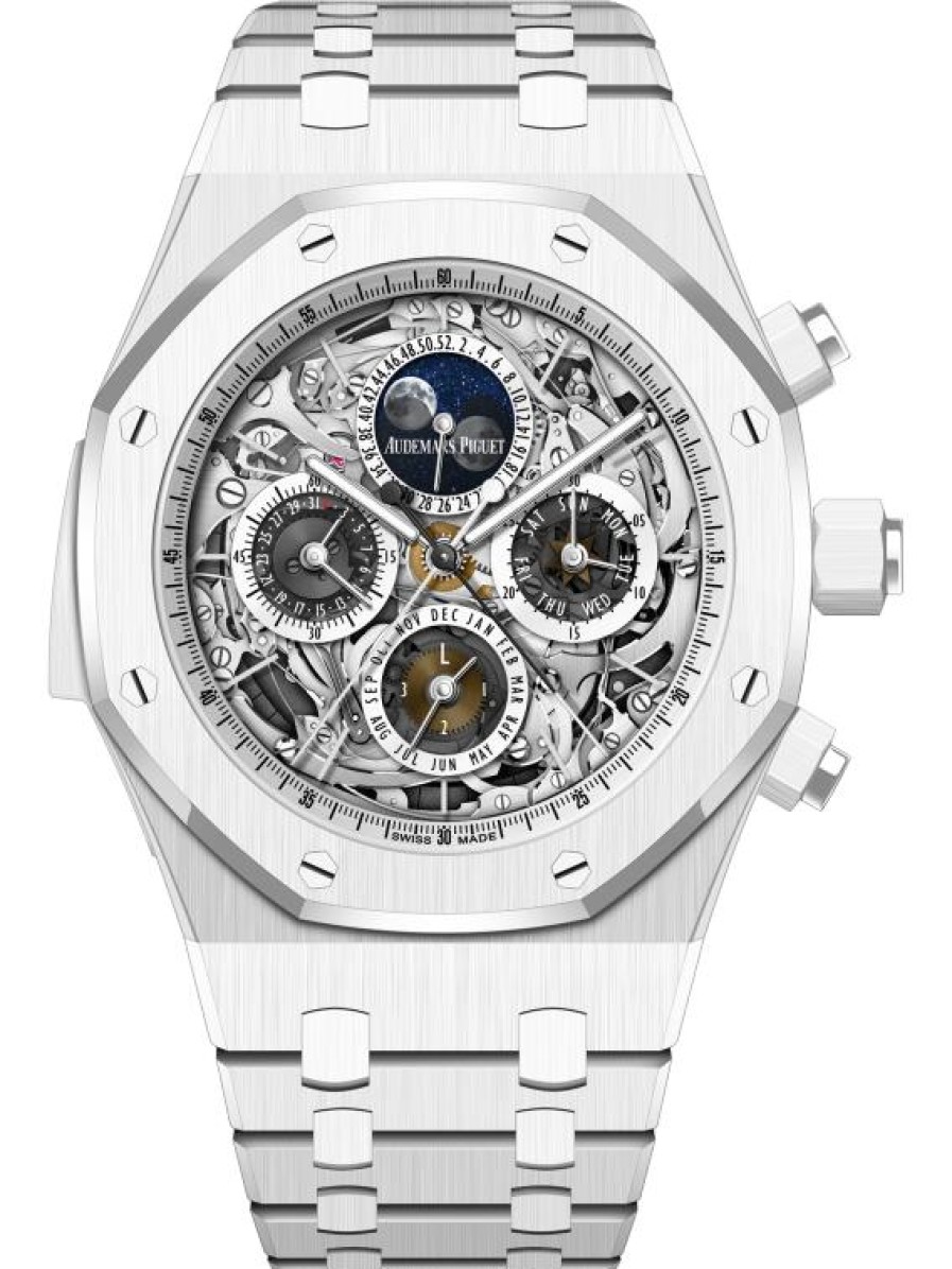 Uhren Audemars Piguet | Royal Oak Grande-Komplikation Wei E Keramik