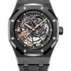 Uhren Audemars Piguet | Royal Oak Doppelunruhrad Durchbrochen Schwarze Keramik