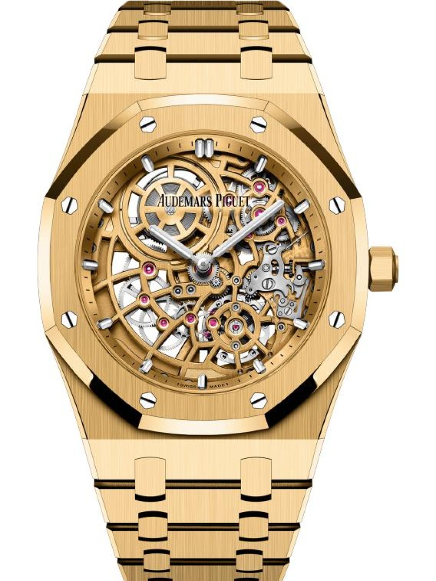 Uhren Audemars Piguet | Royal Oak „Jumbo", Extrad Nn, Durchbrochen 18 Karat Gelbgold