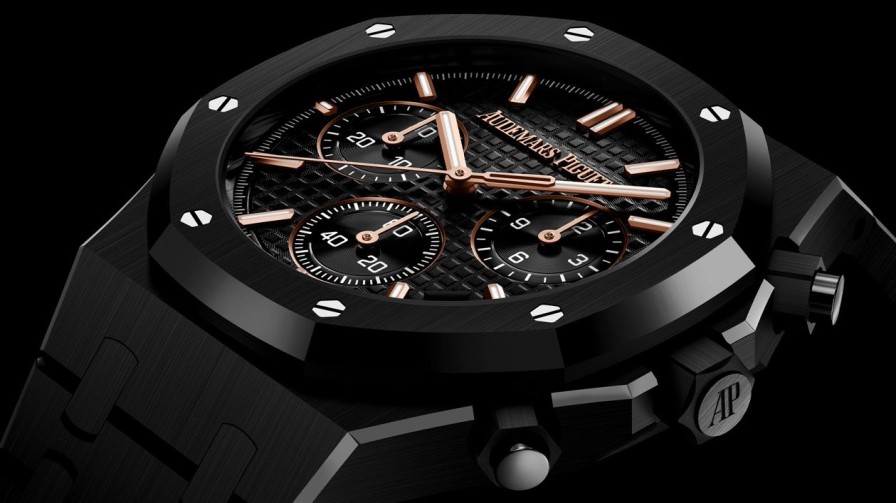 Uhren Audemars Piguet | Royal Oak Automatik-Chronograph Schwarze Keramik