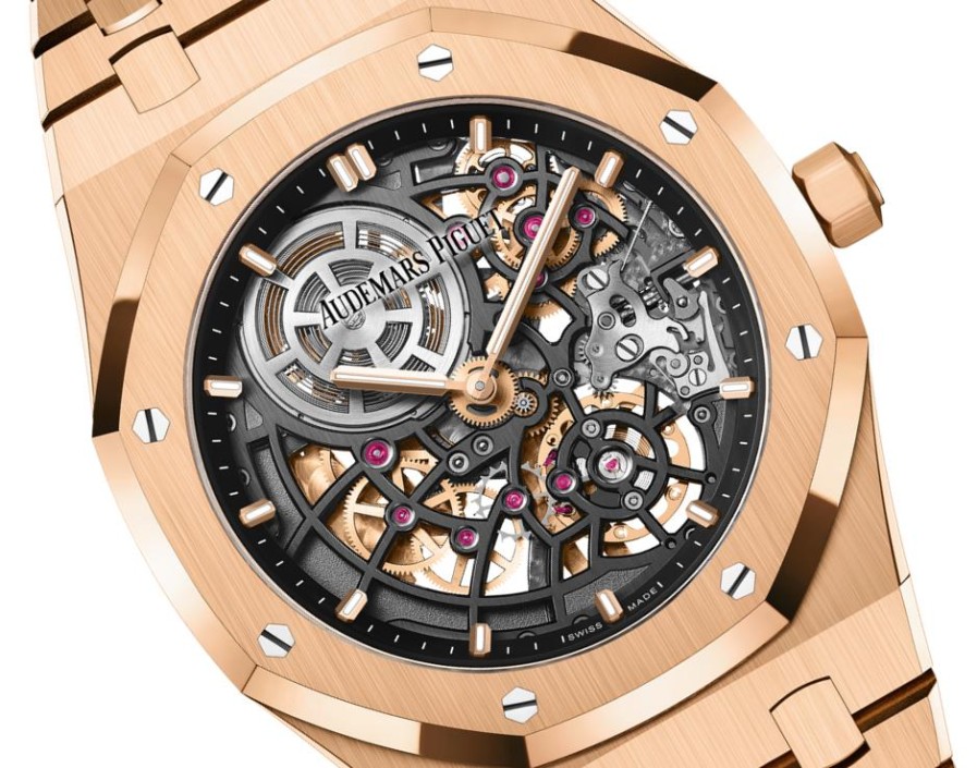 Uhren Audemars Piguet | Royal Oak „Jumbo", Extrad Nn, Durchbrochen 18 Karat Ros Gold