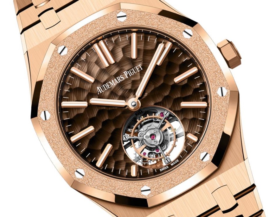 Uhren Audemars Piguet | Royal Oak Fliegendes Tourbillon Mit Automatikaufzug 18 Karat Ros Gold