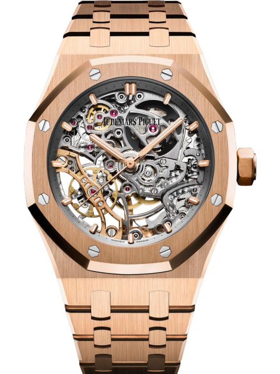 Uhren Audemars Piguet | Royal Oak Doppelunruhrad Durchbrochen 18 Karat Ros Gold