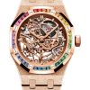 Uhren Audemars Piguet | Royal Oak Frosted Gold Double Balance Wheel Durchbrochen 18 Karat Ros Gold