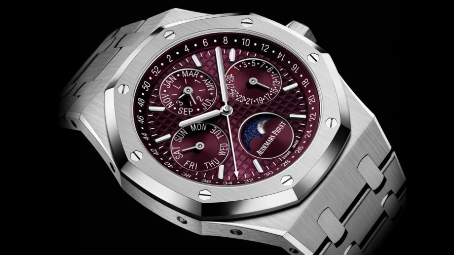 Uhren Audemars Piguet | Royal Oak Ewiger Kalender 18 Karat Wei Gold