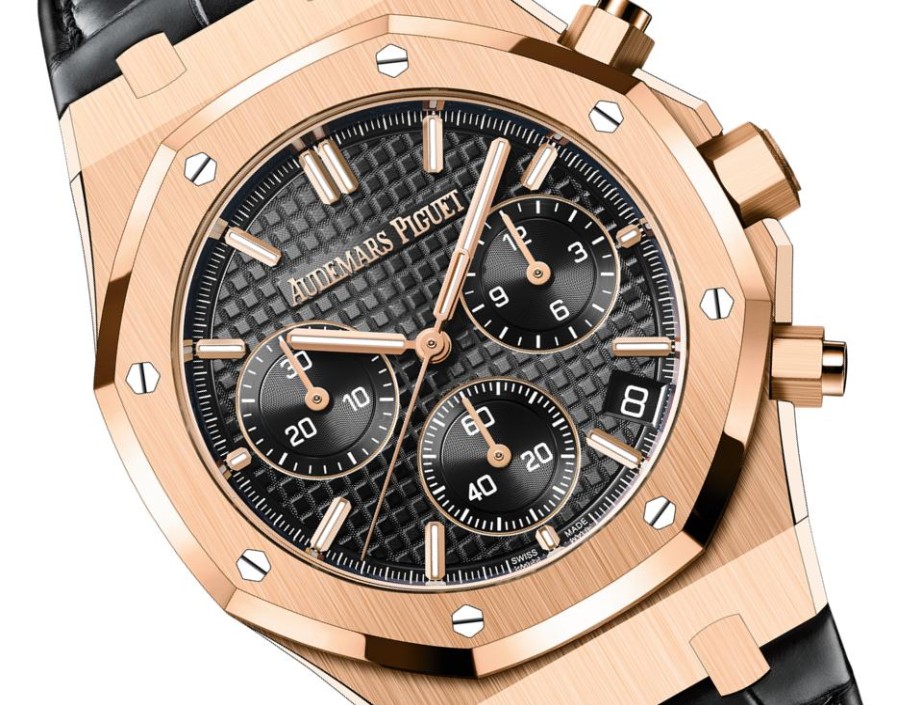 Uhren Audemars Piguet | Royal Oak Automatik-Chronograph 18 Karat Ros Gold