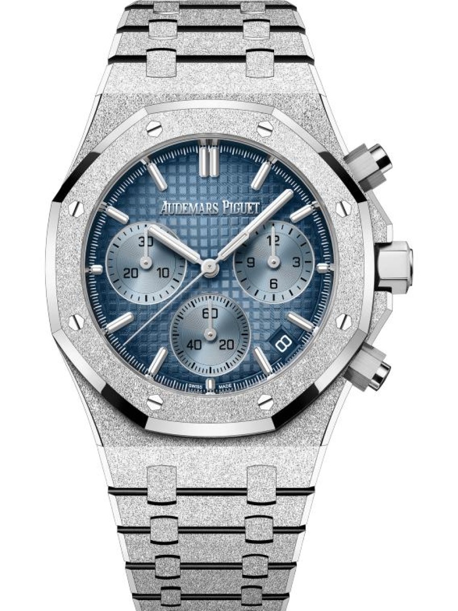 Uhren Audemars Piguet | Royal Oak Automatik-Chronograph 18 Karat Wei Gold