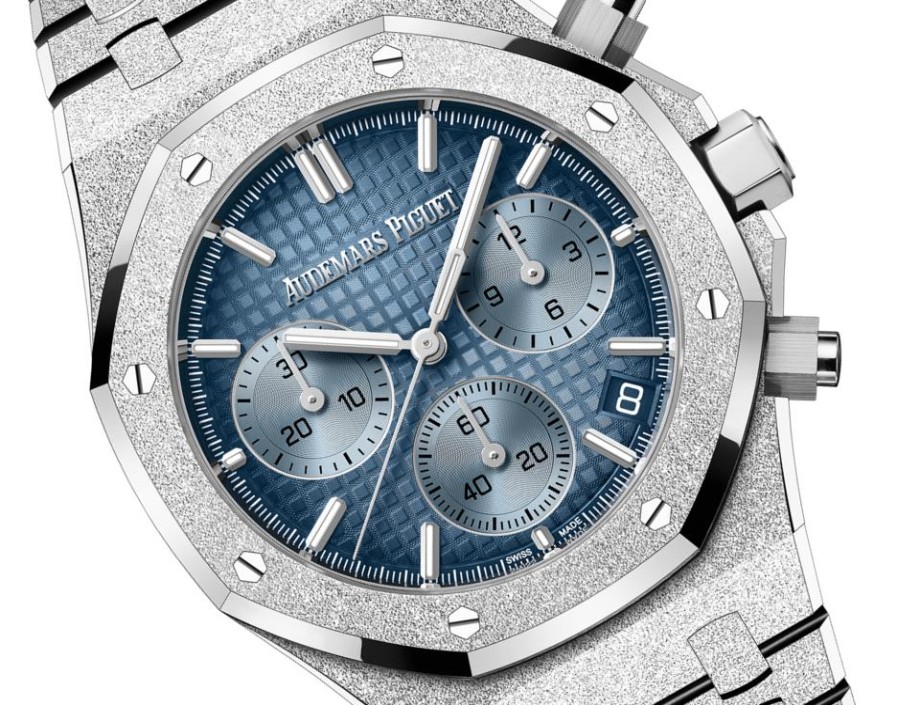 Uhren Audemars Piguet | Royal Oak Automatik-Chronograph 18 Karat Wei Gold