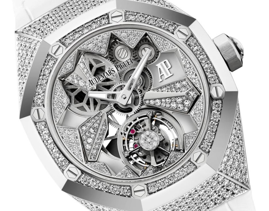 Uhren Audemars Piguet | Royal Oak Concept Fliegendes Tourbillon 18 Karat Wei Gold