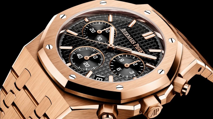 Uhren Audemars Piguet | Royal Oak Automatik-Chronograph 18 Karat Ros Gold