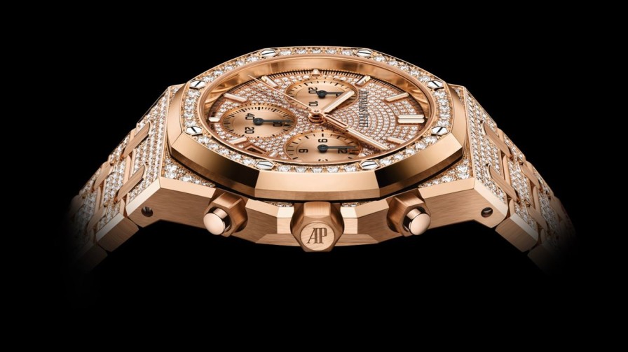 Uhren Audemars Piguet | Royal Oak Automatik-Chronograph 18 Karat Ros Gold