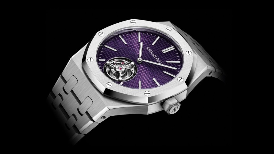 Uhren Audemars Piguet | Royal Oak Automatic Flying Tourbillon Extra-Thin (Rd#3) Edelstahl