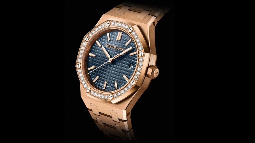 Uhren Audemars Piguet | Royal Oak Automatikwerk 18 Karat Ros Gold