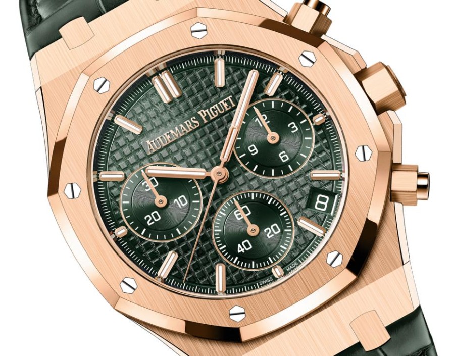 Uhren Audemars Piguet | Royal Oak Automatik-Chronograph 18 Karat Ros Gold