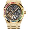 Uhren Audemars Piguet | Royal Oak Frosted Gold Double Balance Wheel Durchbrochen 18 Karat Gelbgold