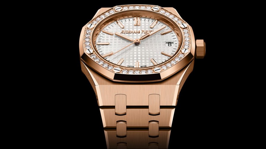 Uhren Audemars Piguet | Royal Oak Automatikwerk 18 Karat Ros Gold