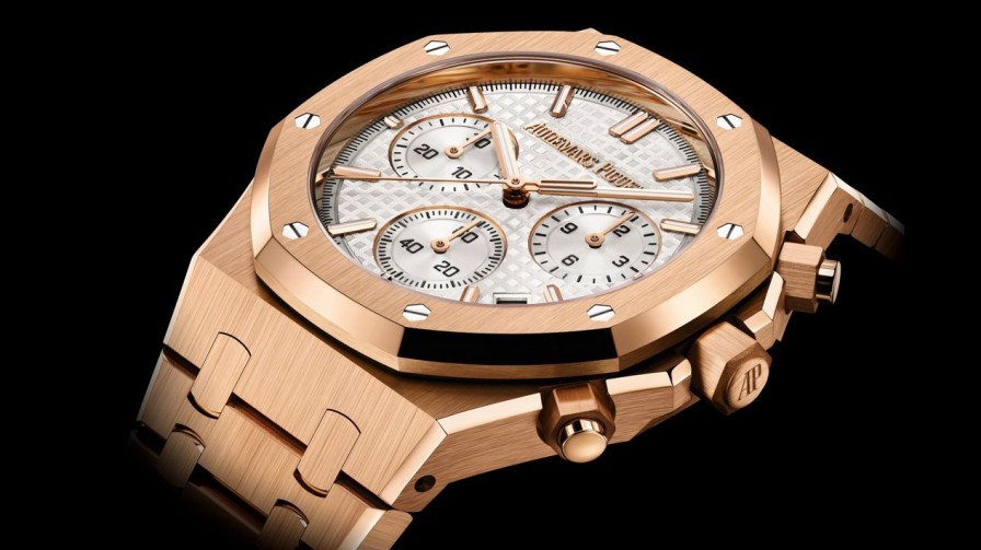 Uhren Audemars Piguet | Royal Oak Automatik-Chronograph 18 Karat Ros Gold